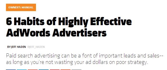 High Effective AdWords